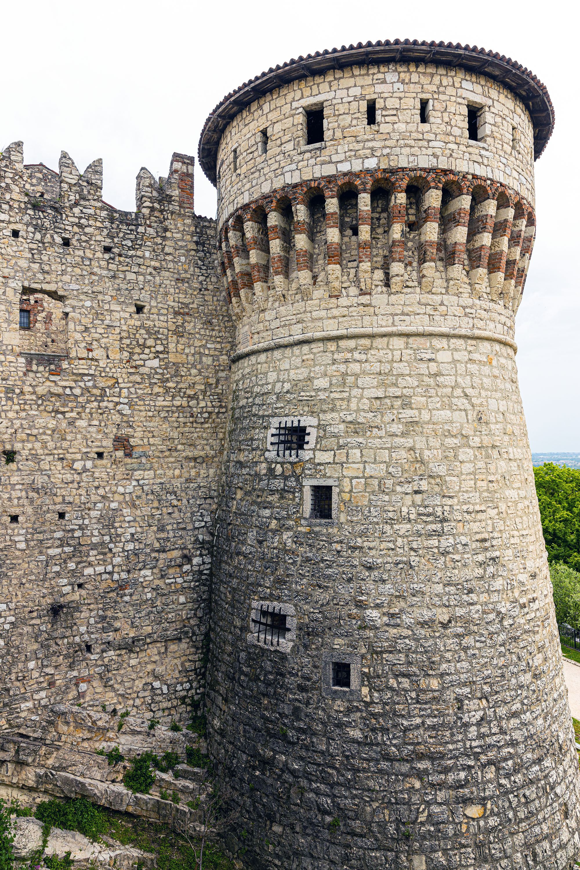 Brescia - Wehrturm der Burg